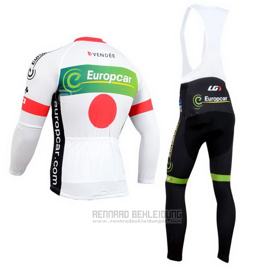 2014 Fahrradbekleidung Europcar Champion Japan Trikot Langarm und Tragerhose - zum Schließen ins Bild klicken